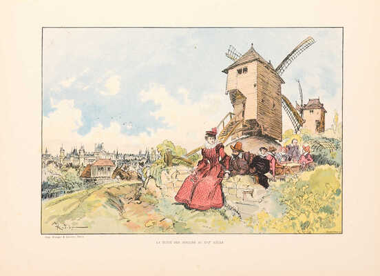 [Робида А. Париж из века в век. Текст, рисунки и литографии А. Робида]. Paris: A la Librairie illustre'e, [1895].